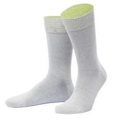 Chaussettes Greater London gris et vert lime. Von Jungfield Von Jungfeld
