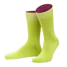 Chaussettes Macao vert et violet. Von Jungfield Von Jungfeld