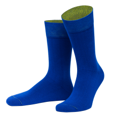 Chaussettes Hampshire Bleue et verte. Von Jungfield Von Jungfeld