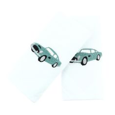 Set de 2 mouchoirs brodés. Voiture de collection Cravate Avenue Signature 2