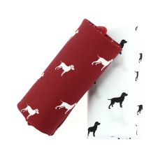 Set de 2 mouchoirs brodés. chien de chasse Cravate Avenue Signature 2