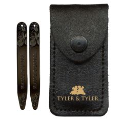 Baleines de col, Tyler & Tyler, Black metal, Wallet Tyler & Tyler
