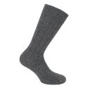 Mi-chaussette anthracite grosses mailles à côtes, Labonal Labonal