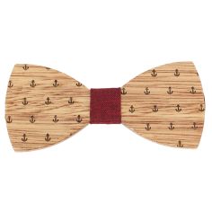Noeud papillon en bois, Capitaine Bordeaux. Tony & Paul. Tony & Paul
