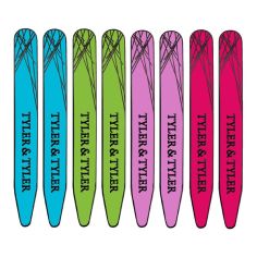 Baleines de col, Tyler & Tyler, Black Métal, Emaillé 4 paires Tyler & Tyler