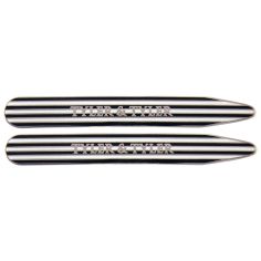 Baleines de col, Tyler & Tyler, Collar Stiffener Pinstripe, Black, Wallet Tyler & Tyler