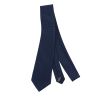 Cravate faux uni, Bleu marine et noir Clj Charles Le Jeune