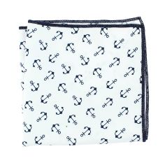 Pochette de costume, Ancres blanches Clj Charles Le Jeune