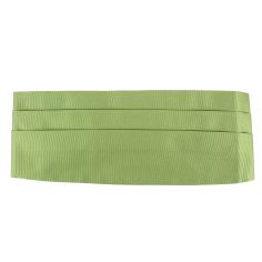 Ceinture Smoking en soie, vert Mela Tony & Paul