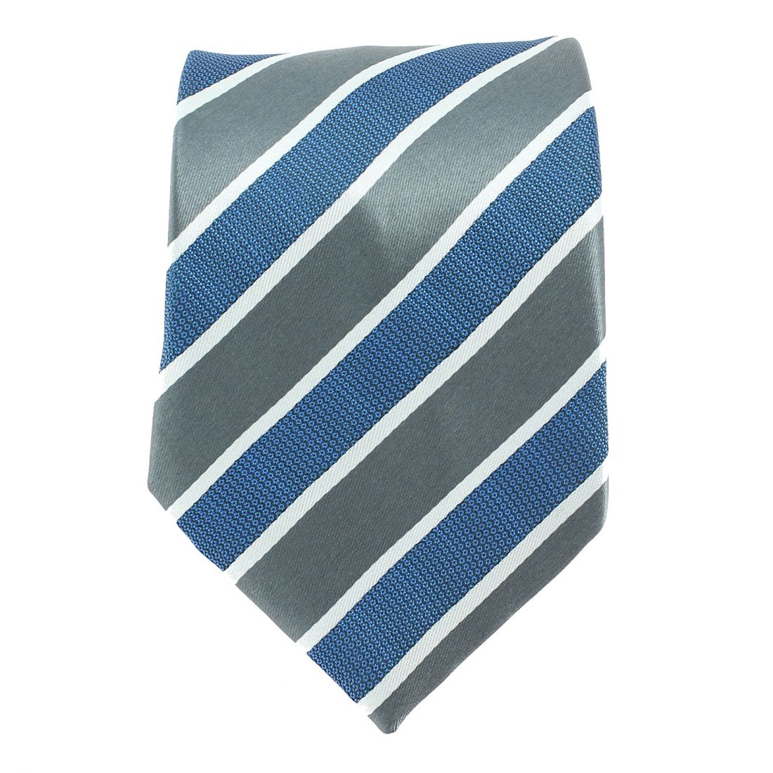 Cravate club Bleu et grise Clj Charles Le Jeune