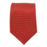 Cravate rouge à pois blancs Clj Charles Le Jeune