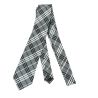 Cravate tartan gris Clj Charles Le Jeune