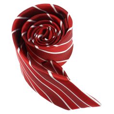 Cravate club rouge et bordeaux Clj Charles Le Jeune 2