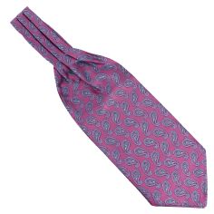 Foulard Ascot, Léonard violet intense Clj Charles Le Jeune