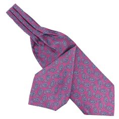 Foulard Ascot, Léonard violet intense Clj Charles Le Jeune 2