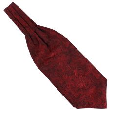 Foulard Ascot, Léonard Rouge sombre Clj Charles Le Jeune