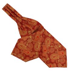 Foulard Ascot, Léonard Rouge et or Clj Charles Le Jeune 2