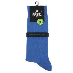Chaussettes Bermuda Bleu mer et jaune colza.Von Jungfield Von Jungfeld 2