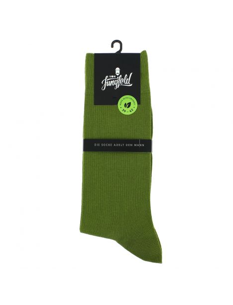 Chaussettes Yukon vert et jaune. Von Jungfield Von Jungfeld