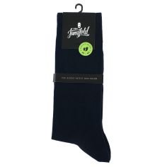 Chaussettes Feuerland Marine et rouge feu. Von Jungfield Von Jungfeld 2