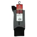 Mi-chaussette grise bicolore, Elegant style, coton bio. Labonal. Labonal