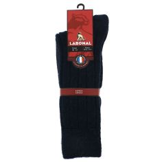 Mi-chaussette marine grosses mailles à côtes, Labonal Labonal 2