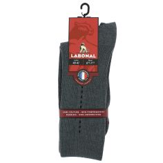 Mi chaussette, Laine majoritaire baguette, gris Labonal 2
