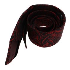 Cravate en soie, Dufy Tulipes et Feuilles Brochier Soieries 1890 2