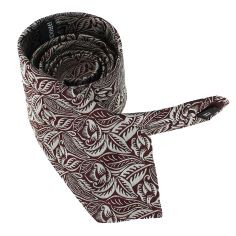 Cravate en soie, Dufy Tulipes col rouge Brochier Soieries 1890