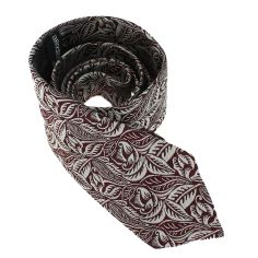 Cravate en soie, Dufy Tulipes col rouge Brochier Soieries 1890 2