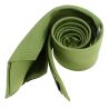 Cravate soie 6 plis, vert Mela, Faite à la main Tony & Paul