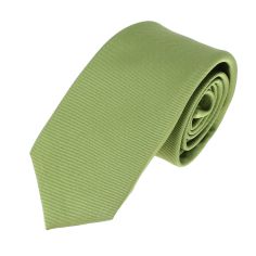 Cravate soie 6 plis, vert Mela, Faite à la main Tony & Paul 2