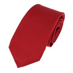 Cravate soie 6 plis, Rouge Sangue, Faite à la main Tony & Paul 2