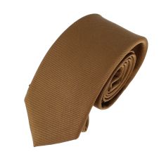 Cravate soie 6 plis, Tabacco, Faite à la main Tony & Paul 2