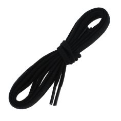 lacets plats 5mm coton, Noir Les Lacets Français
