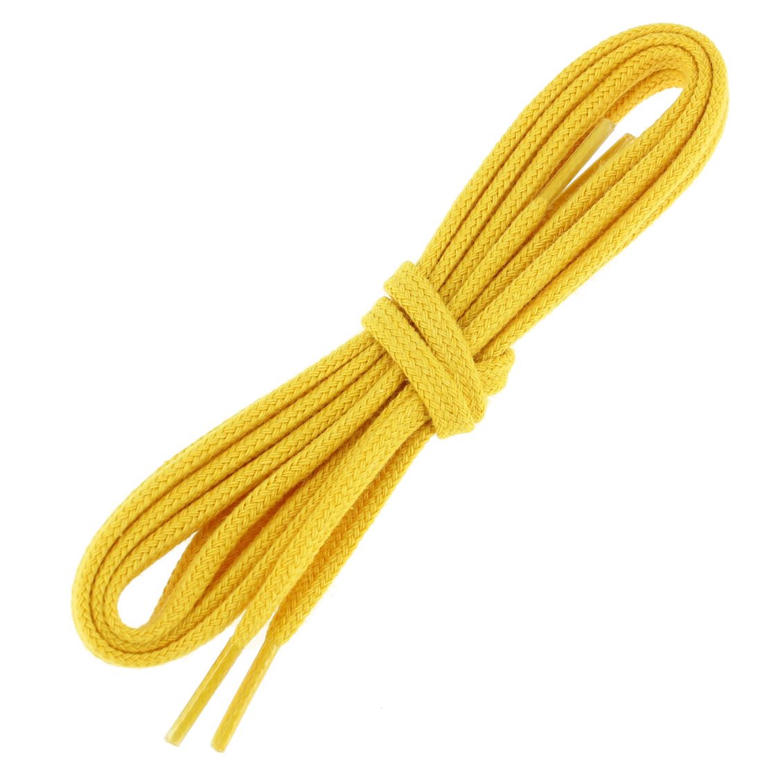 lacets plats 5mm coton, jaune bouton d'or Les Lacets Français