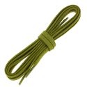 lacets plats 5mm coton, vert colibri Les Lacets Français