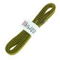 lacets plats 5mm coton, vert colibri Les Lacets Français