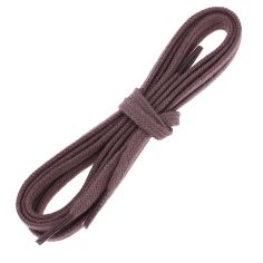 lacets plats 5mm coton, lie de vin Les Lacets Français