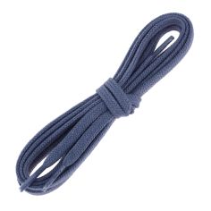lacets plats 5mm coton, Bleu plomb Les Lacets Français