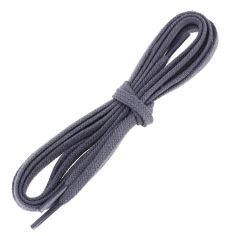 lacets plats 5mm coton, aubergine Les Lacets Français