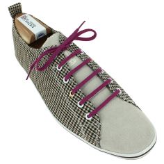 lacets plats 5mm coton, Violet Les Lacets Français 2