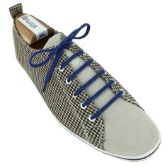 lacets plats 5mm coton, Bleu King Les Lacets Français 2