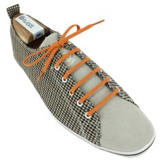 lacets plats 5mm coton, orange Les Lacets Français 2