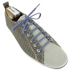 lacets plats 5mm coton, Bleu pensée Les Lacets Français 2