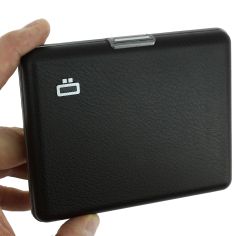 Portefeuille BIG Stockholm, Aluminium et Cuir Végan marron. Ogon Design. Ogon Designs 2