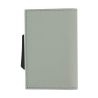 Porte carte Cascade Slim, Aluminium et cuir gris, Ogon Design. Ogon Designs