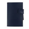 Porte carte Cascade, Aluminium et cuir Bleu marine, Ogon Design. Ogon Designs