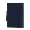 Porte carte Cascade Slim, Aluminium et cuir Bleu marine, Ogon Design. Ogon Designs