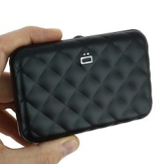 Porte carte Aluminium Black, Quilted Button, Ogon Designs Ogon Designs 2